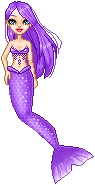 Purple Mermaid by RedqueenAllison