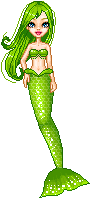 Green Mermaid by RedqueenAllison