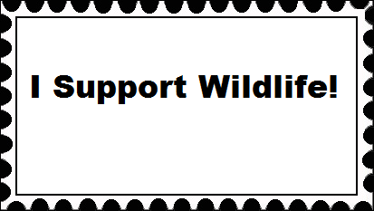 I Support Wildlife Stamp