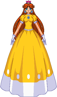 Classic Princess Daisy by RedqueenAllison on DeviantArt