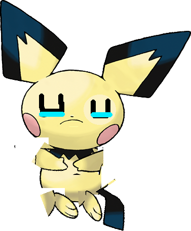 Pichu Grumpy Sad Pichu by pichufan2010 on DeviantArt