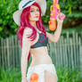 Pool Party Miss Fortune cosplay by Misa Lynn CLP