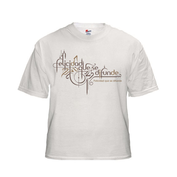 calligraphic t-shirt design