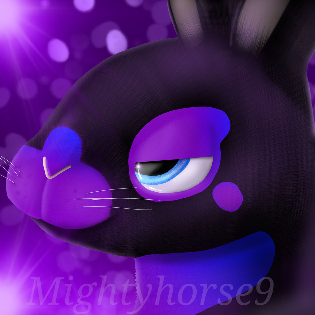 Cabbit Blue Mighty the Cabbit closeup (old) by MightyCosmicNights on DeviantArt