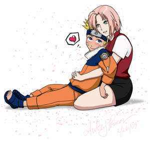 Little Naruto and Sakura