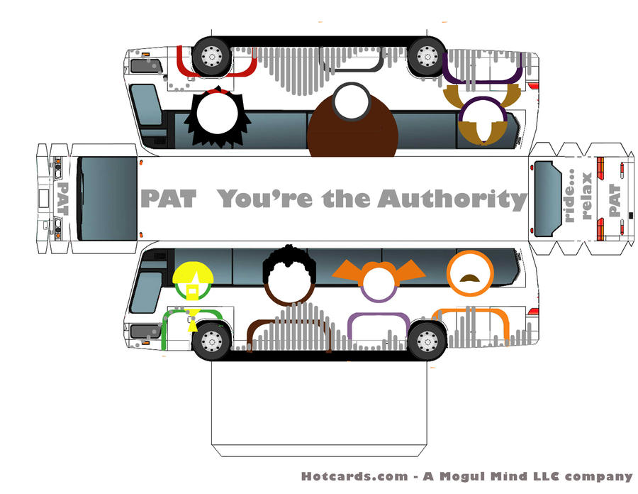 PAT Paper toy bus by thegrimace14 on DeviantArt