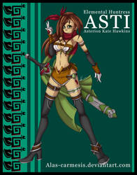 .:: Elemental Huntress Asti ::. by Alas-Carmesis