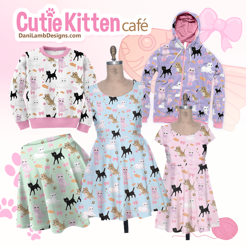 Cutie Kitten Cafe Clothes