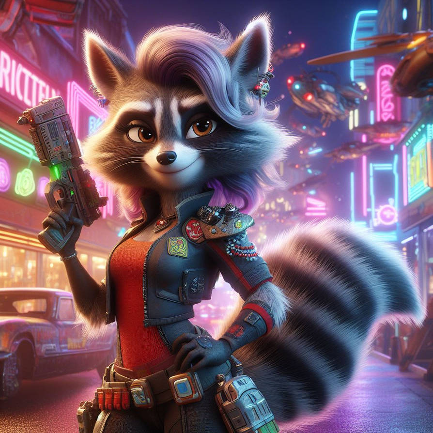 Shocket Raccoon by FlavyLove55 on DeviantArt