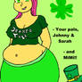 MiMi Mermaid St Patty's Day Pinup