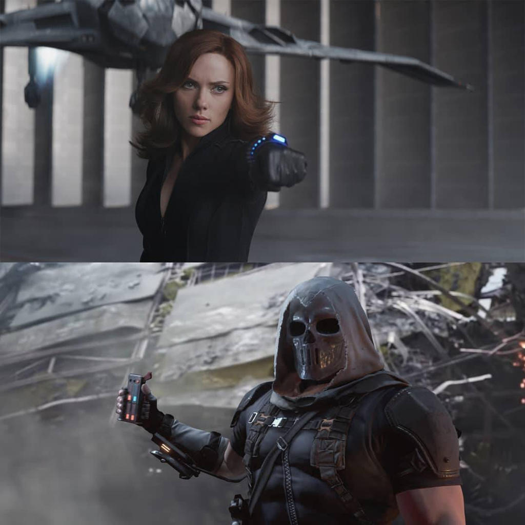 Black widow vs Taskmaster by rahal-arts on DeviantArt
