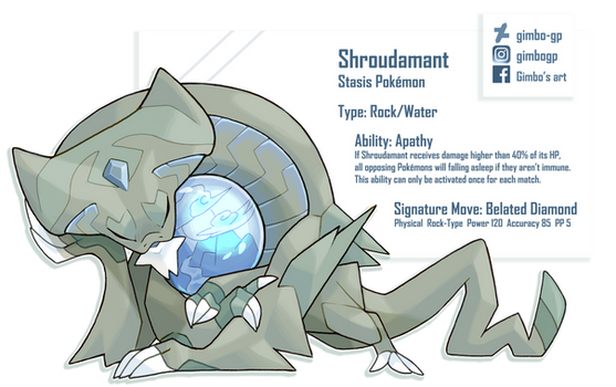 Shroudamant (legendary fakemon based on Vritra)