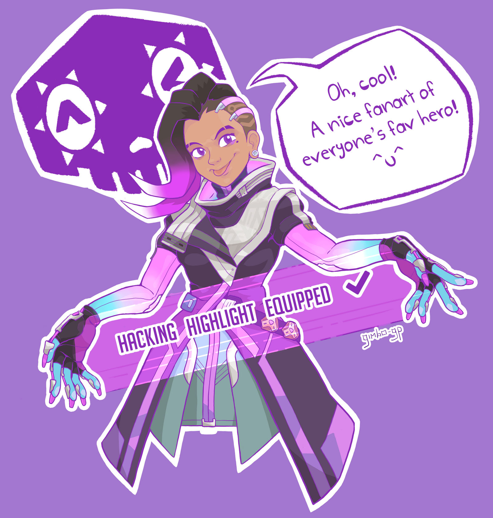 An Overwatch fanart - Sombra Highlight by gimbo-gp on DeviantArt