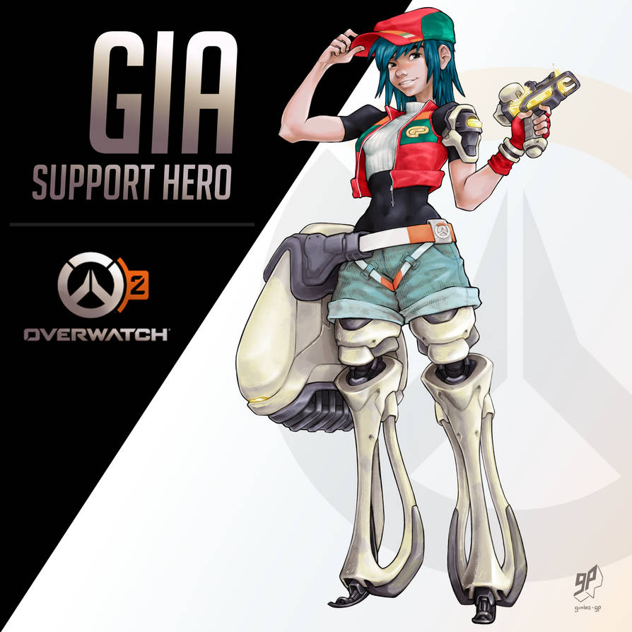 Overwatch OC Gia OW2 Redesign by gimbogp on DeviantArt