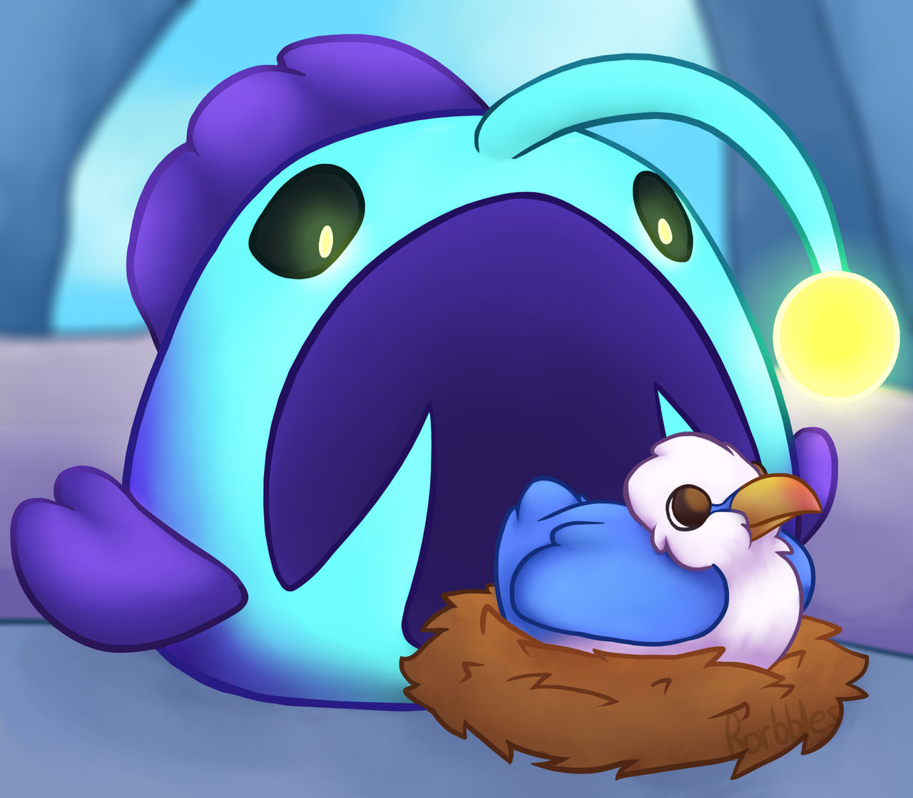 Angler Slime By B0rbbles On DeviantArt angler-slime-by-b0rbbles-on-deviantart
