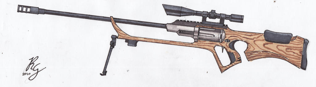 Sniper Rifle Revolver