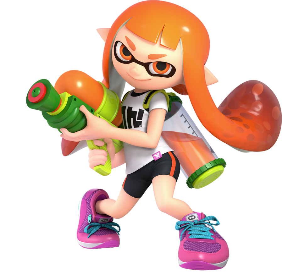 Classic Inkling Girl Render by Funtimeboo on DeviantArt