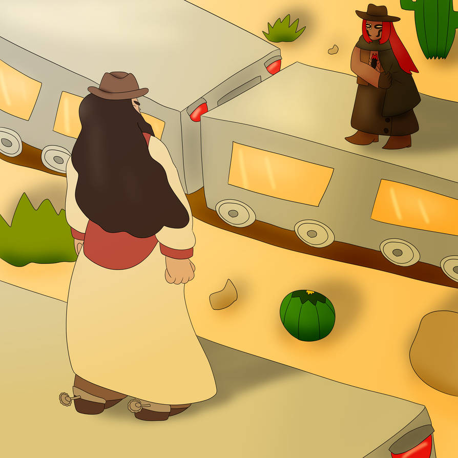 Sundown Showdown by GiygasBandicoot on DeviantArt