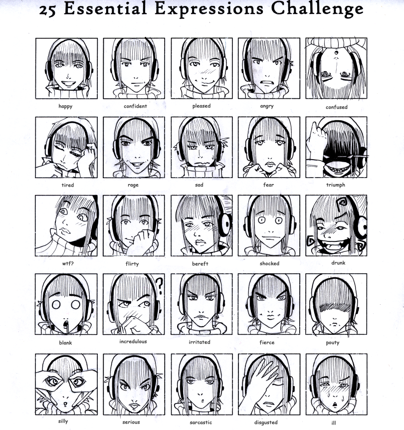 ALaughingFreak  Drawing face expressions, Drawing expressions, Drawing meme