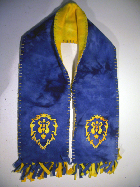 Hand Embroidered Alliance Scarf