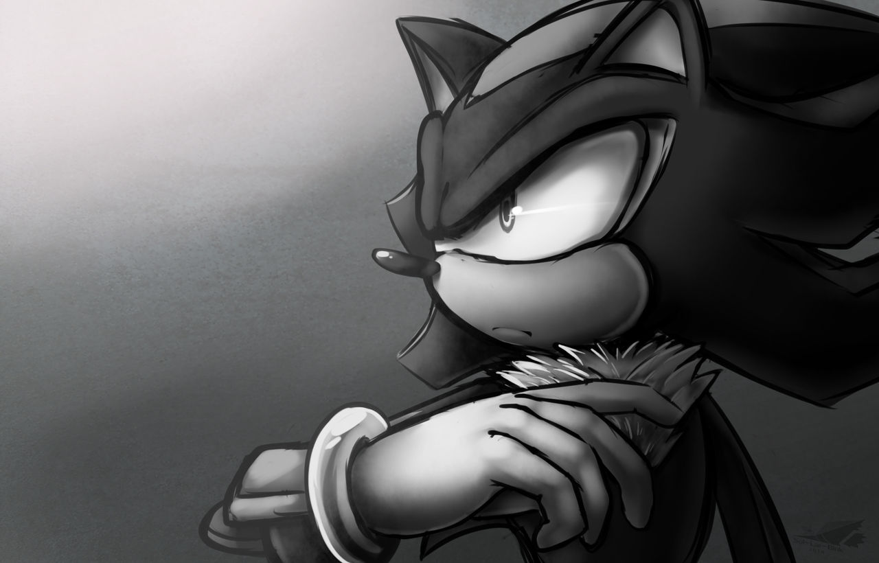 shadow the hedgehog (sonic) drawn by ami-dark