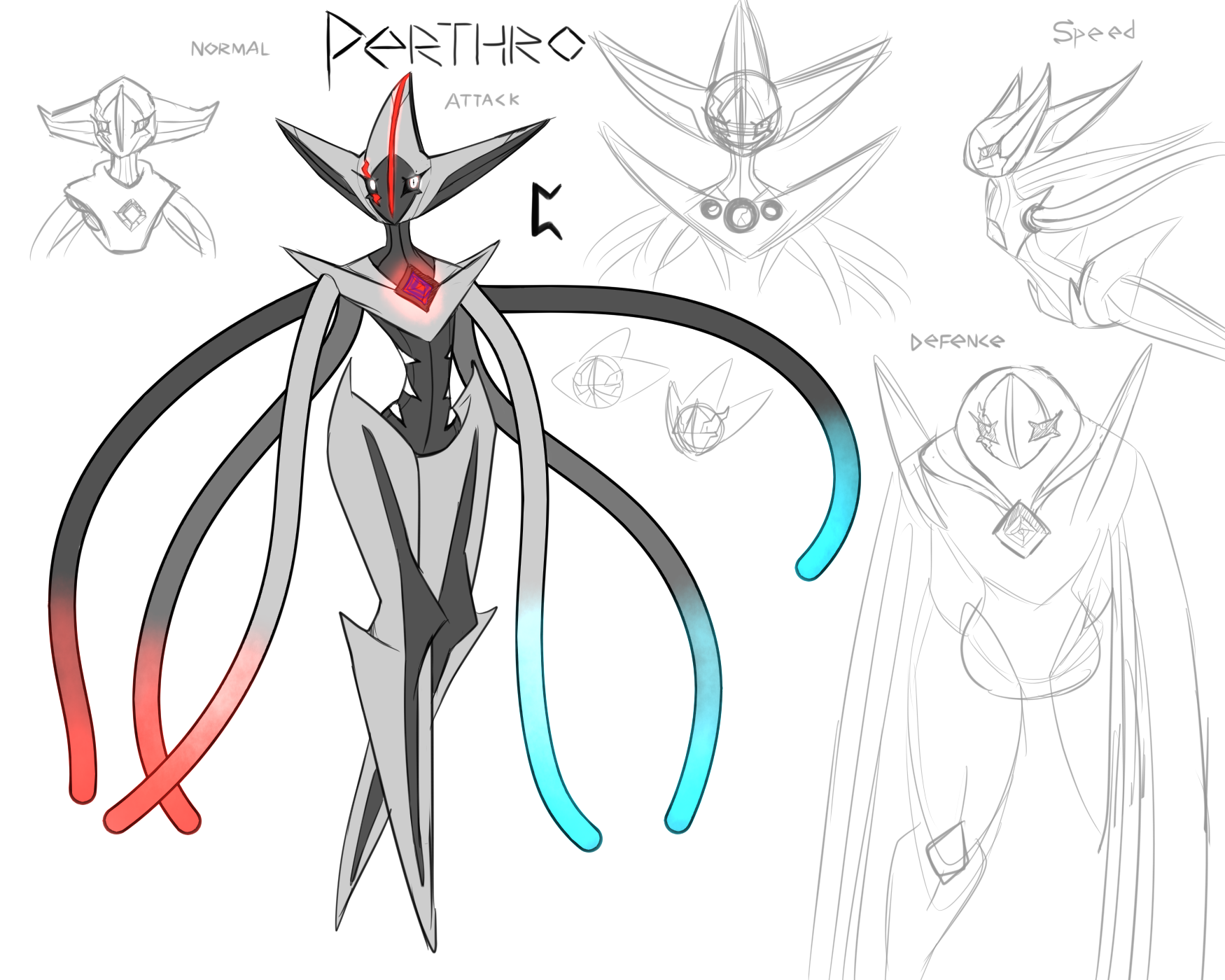 Deoxys - Perthro by Sol-Lar-Bink on DeviantArt