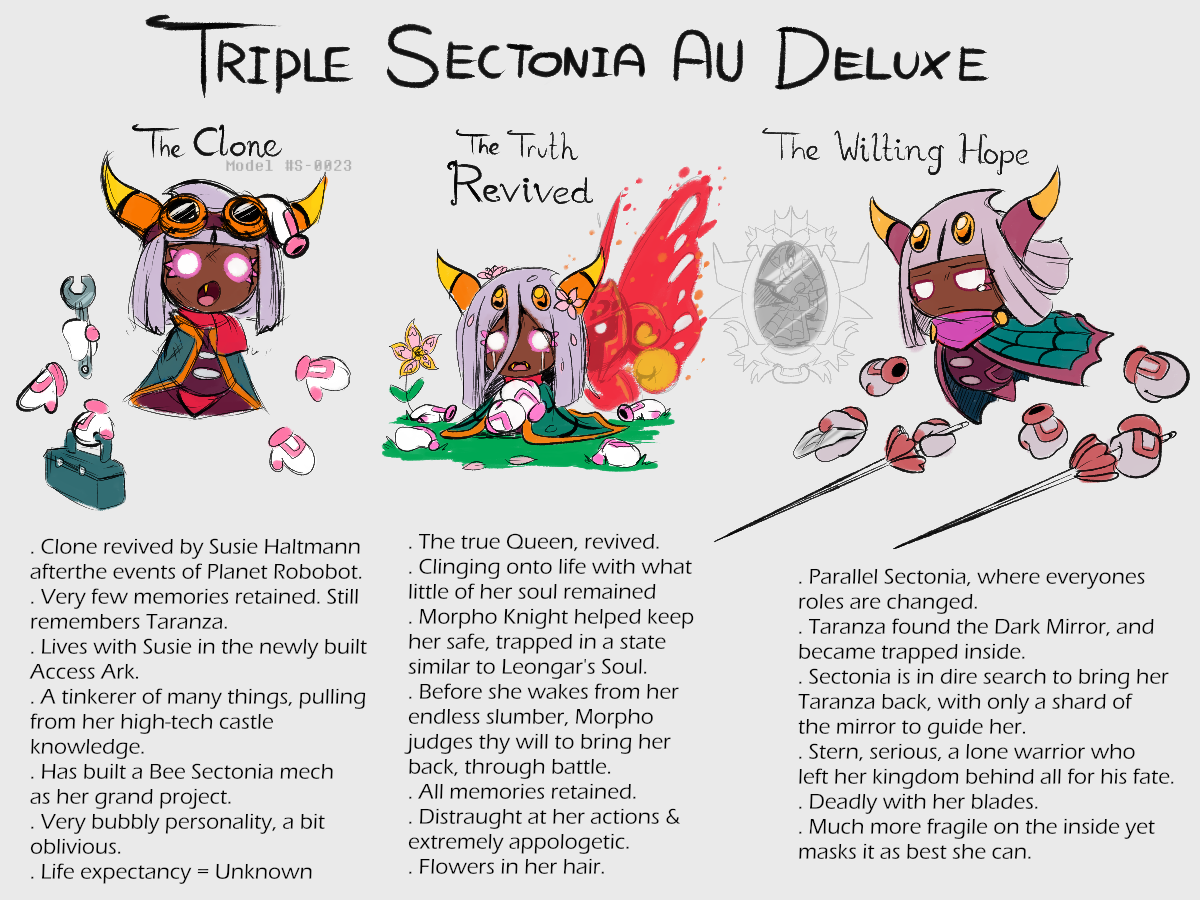 Sectonia AUs by SolLarBink on DeviantArt