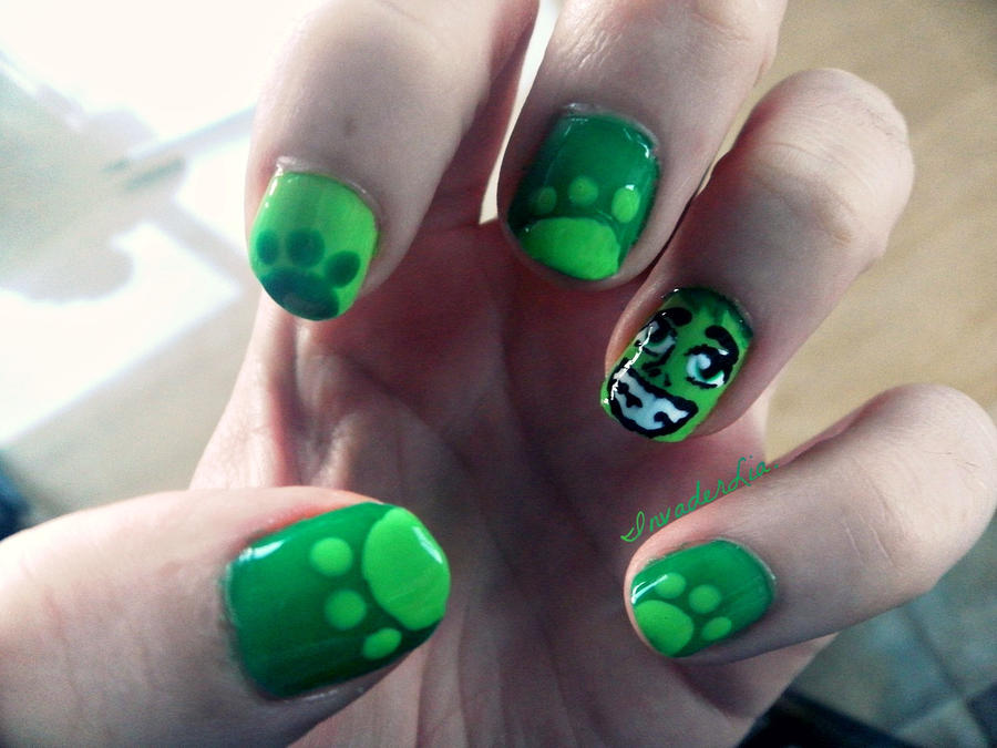 Beast Boy Nails