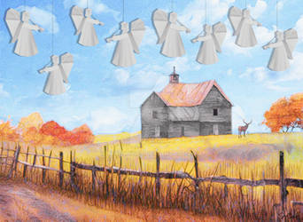 Paper Angels and Abandoned Churches by nine9nine9
