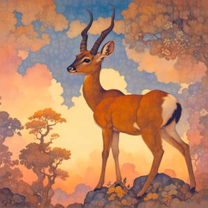 Young African Impala