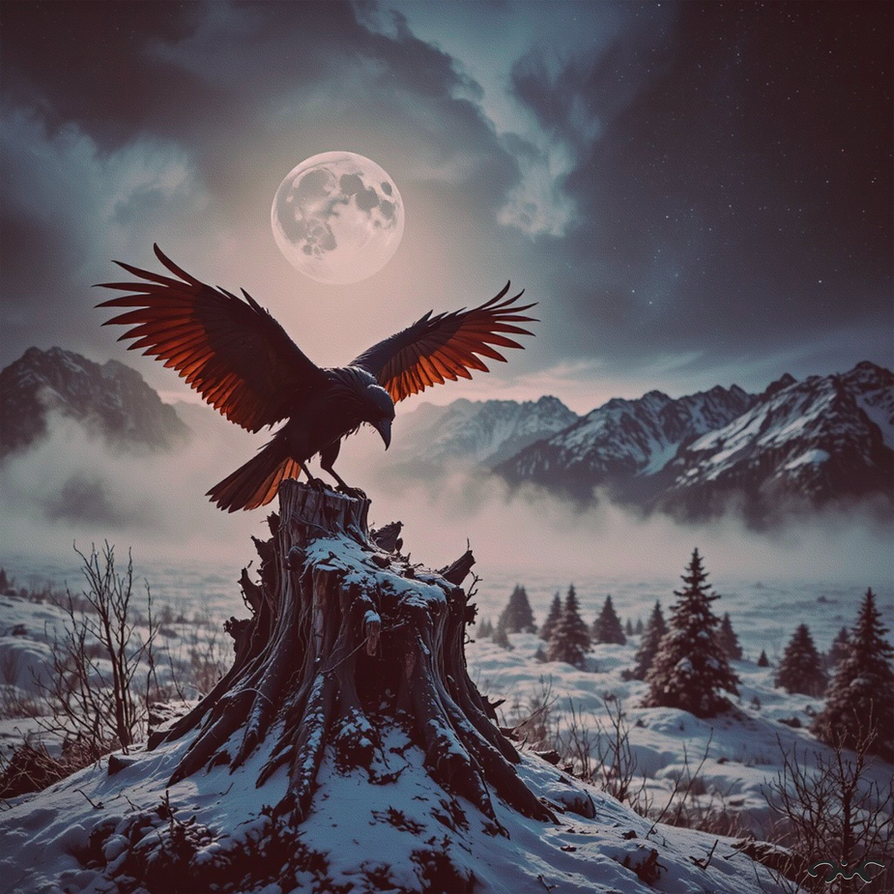 Raven Red Mod The Red Raven by nine9nine9 on DeviantArt