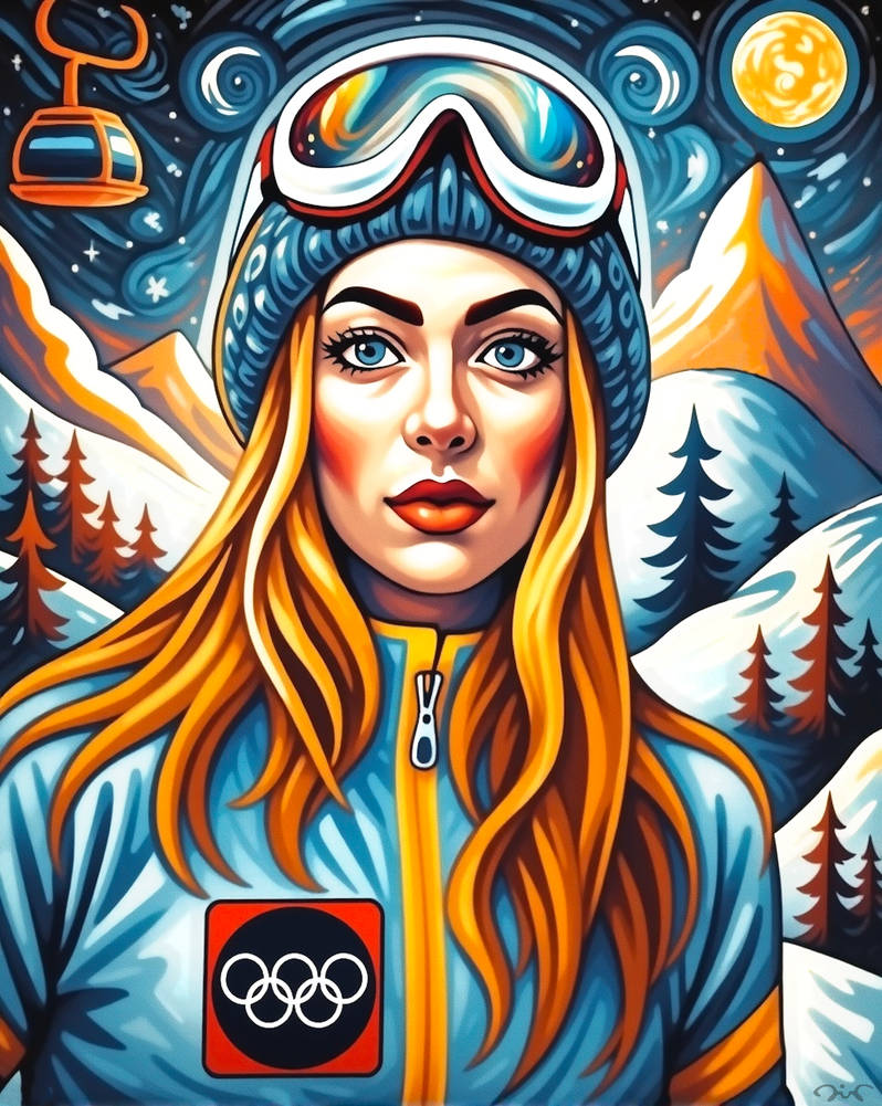 Olympic Skier By Nine9nine9 On DeviantArt olympic-skier-by-nine9nine9-on-deviantart
