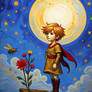The Little Prince Under Starry Sky