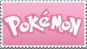 Pink Pokemon Stamps