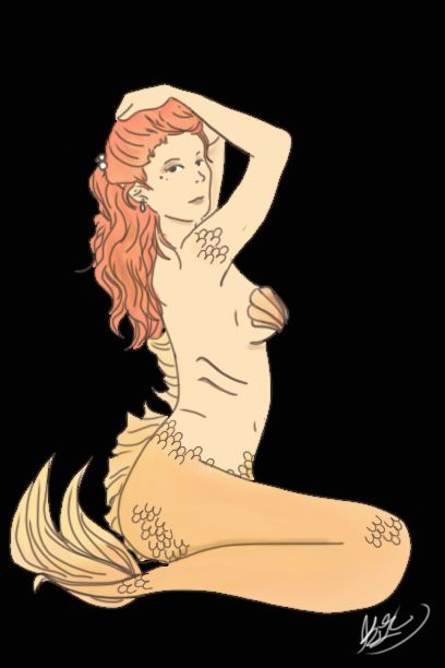  Mermaid Pin up