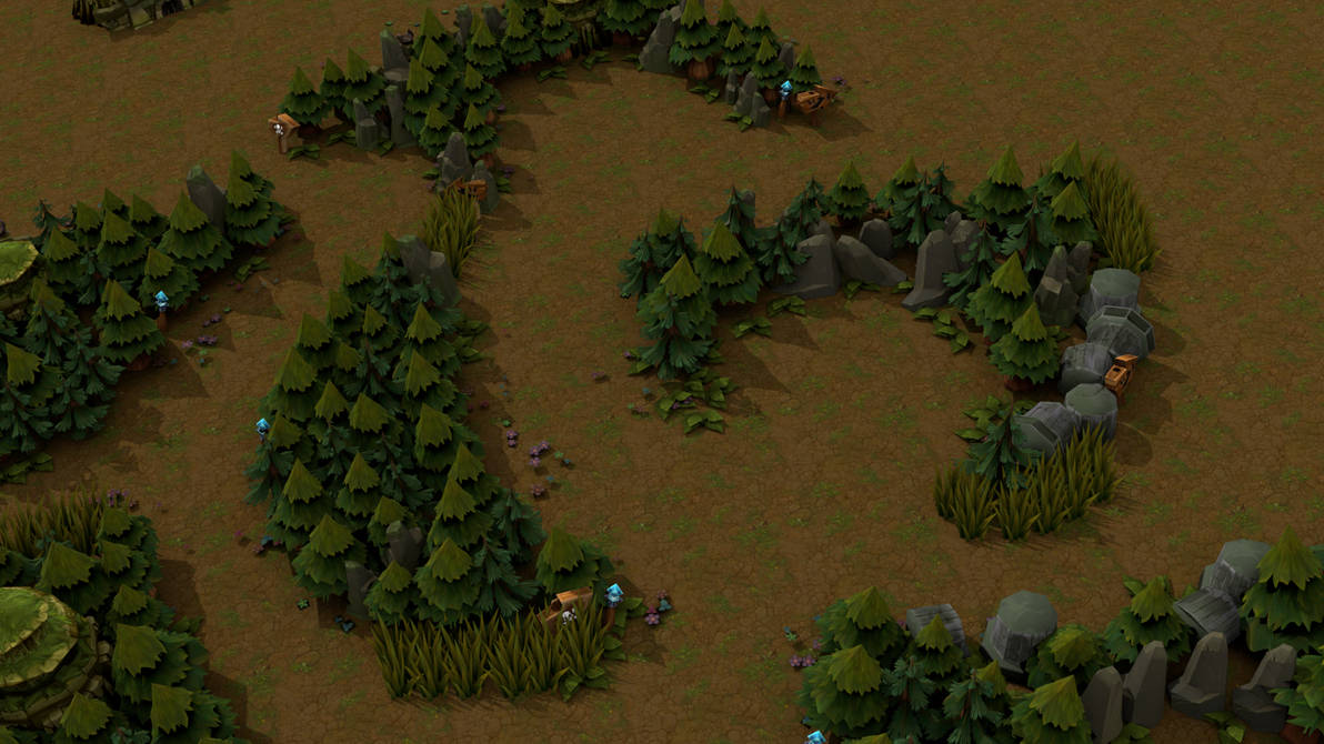 Old Summoner's Rift reconstruction South Jungle by IvarGonza on DeviantArt