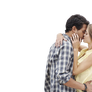 Kissing Couple PNG