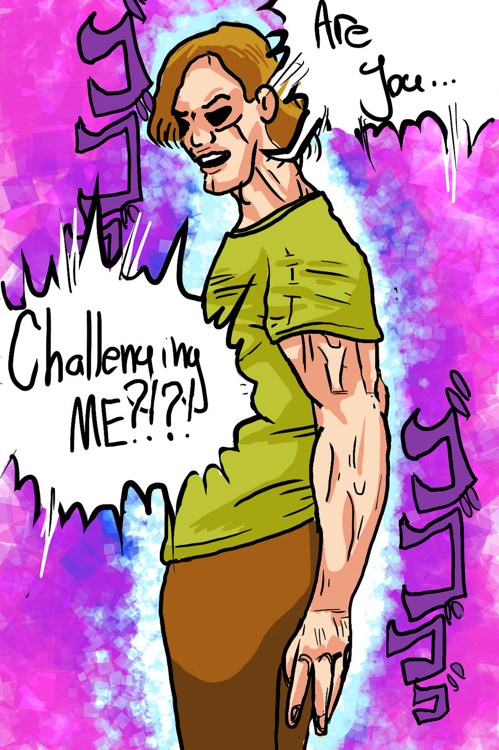 Shaggy Are you Challenging me?! by majoraFreddy on DeviantArt Shaggy Are you Challenging me?! by majoraFreddy on DeviantArt