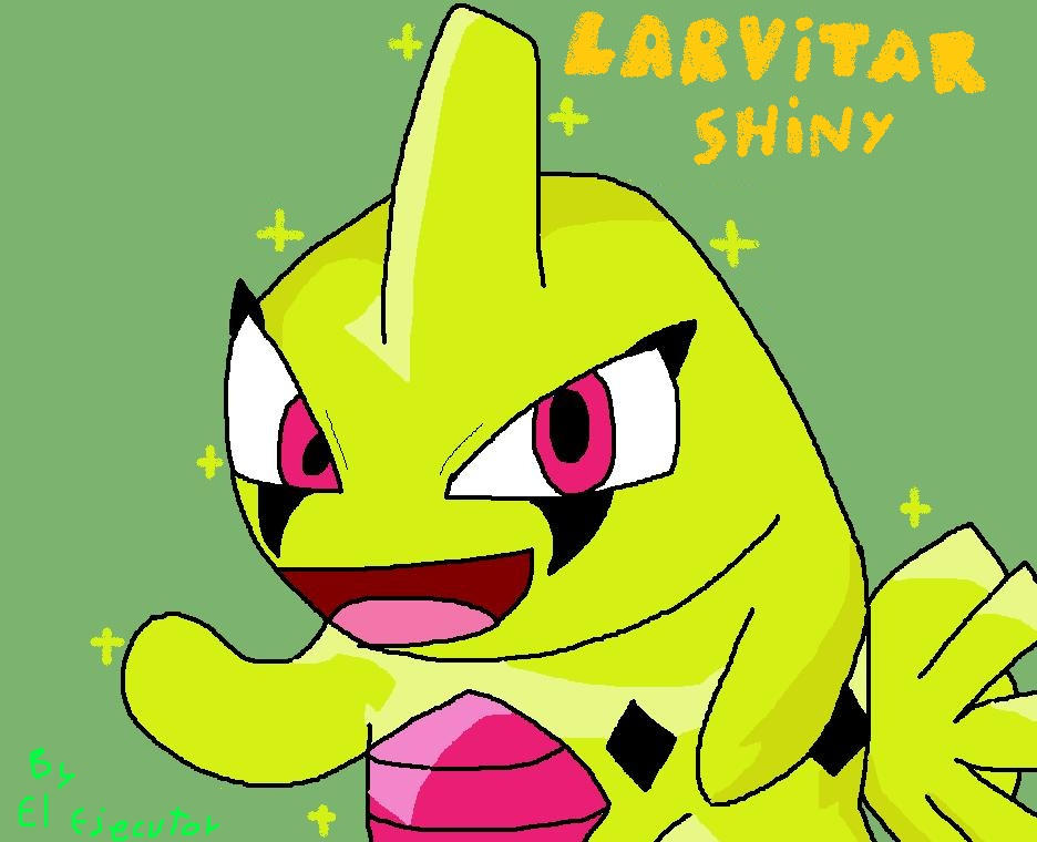 Larvitar Shiny By DixieToadette On DeviantArt larvitar-shiny-by-dixietoadette-on-deviantart