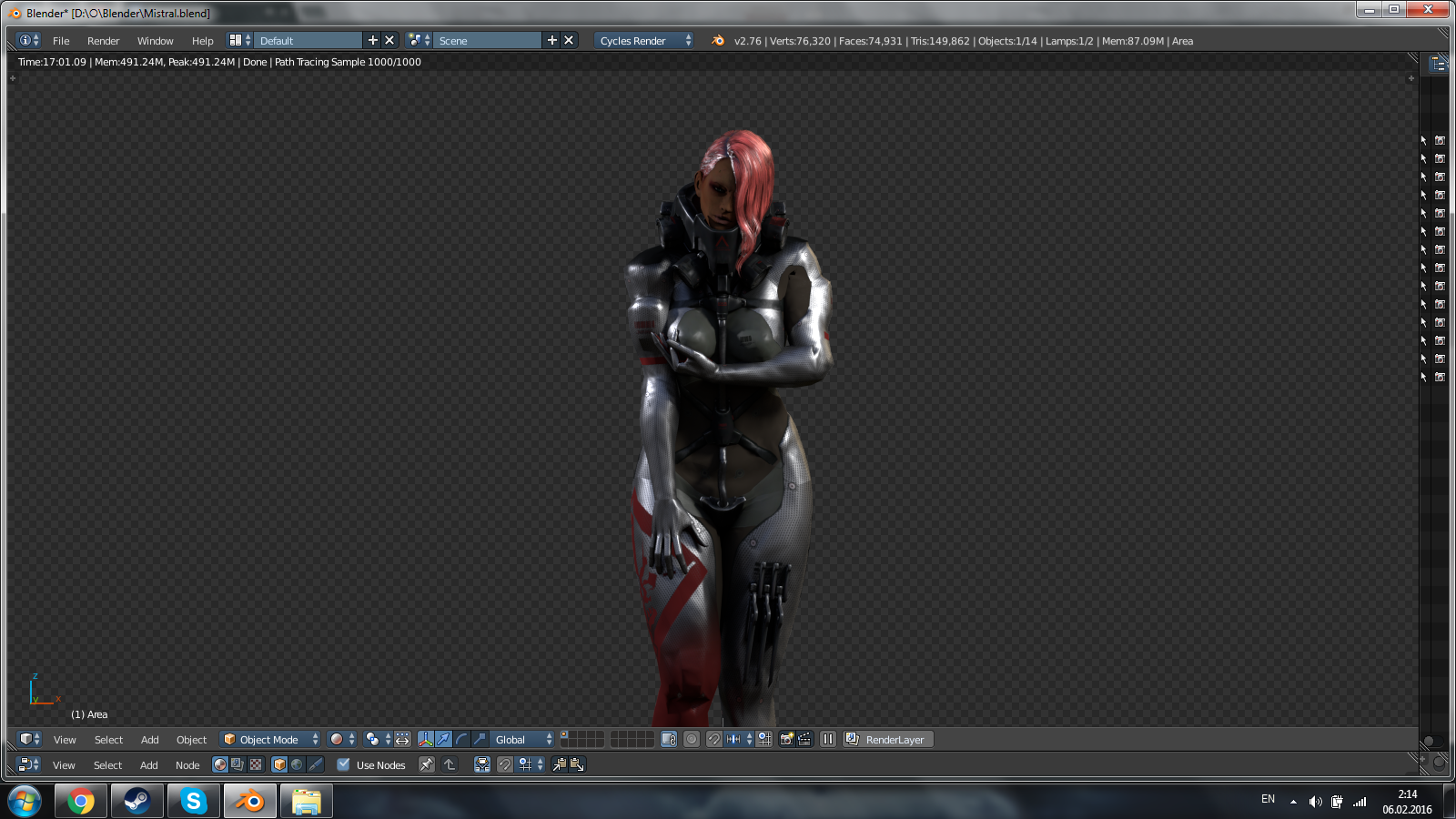 Mistral Worker Mistral render by Jaidahn on DeviantArt