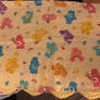 Handmade Care Bears placemat 