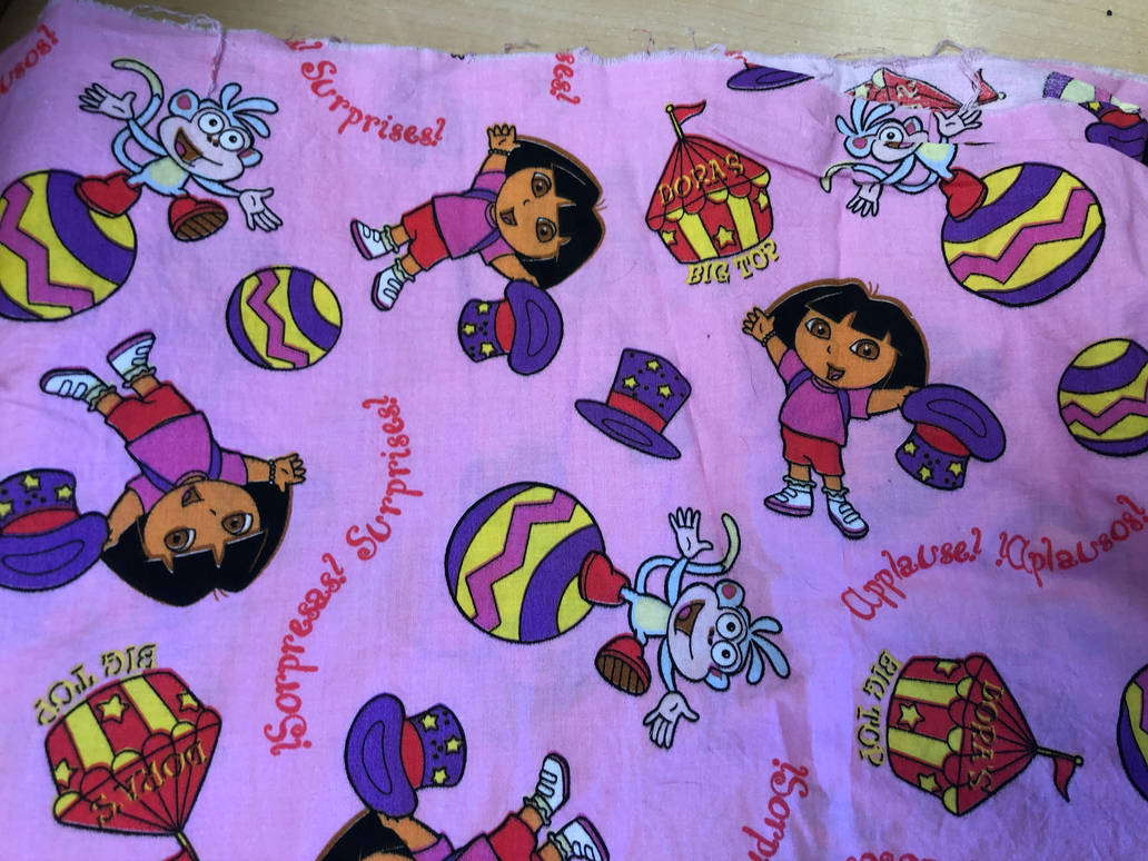 Dora Rug Vintage Dora the Explorer fabric by Lalaloopsy2525 on DeviantArt