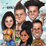 Jersey Shore caricature