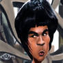Bruce Lee caricature