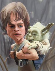 Luke and Yoda