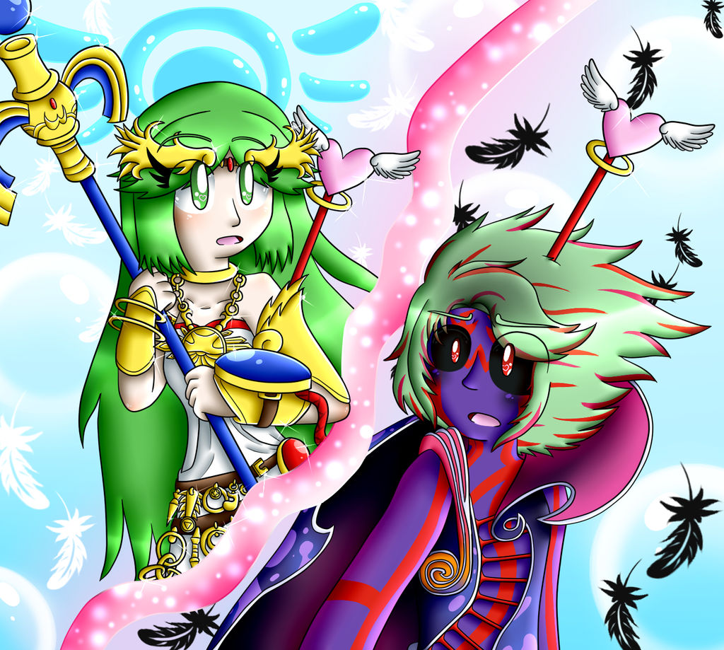 Kid Icarus : HadesXPalutena by Poussi-Chan57 on DeviantArt
