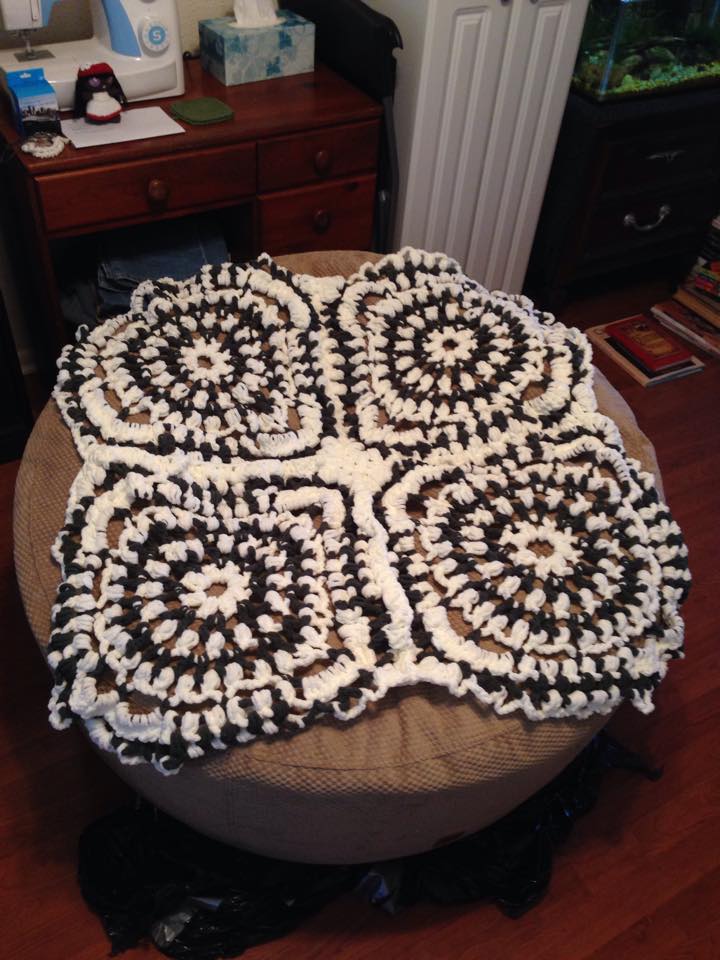 Snowy Drifts Coverlet