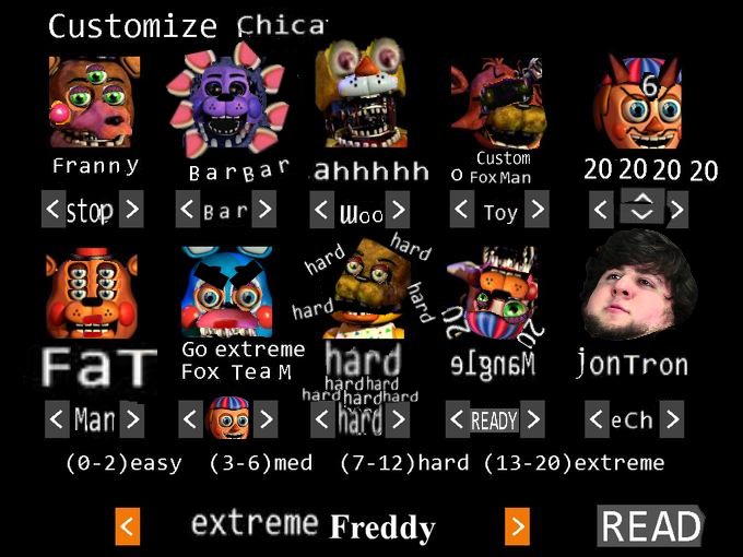 Five Nights at Freddy's 3 NIGHT 7 END, CUSTOM NIGHT
