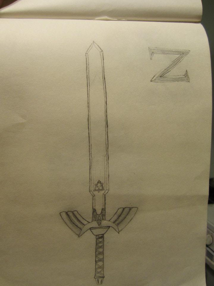Master Sword Writing master sword drawing by shanesinsane on DeviantArt