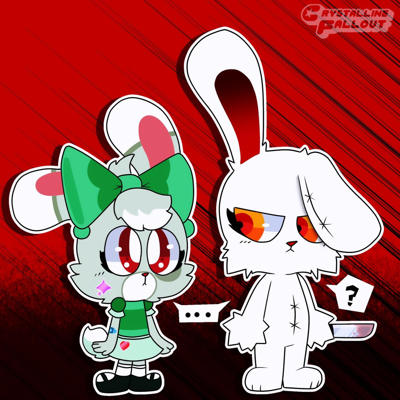 Silent bunnies by CrystallineFallout on DeviantArt